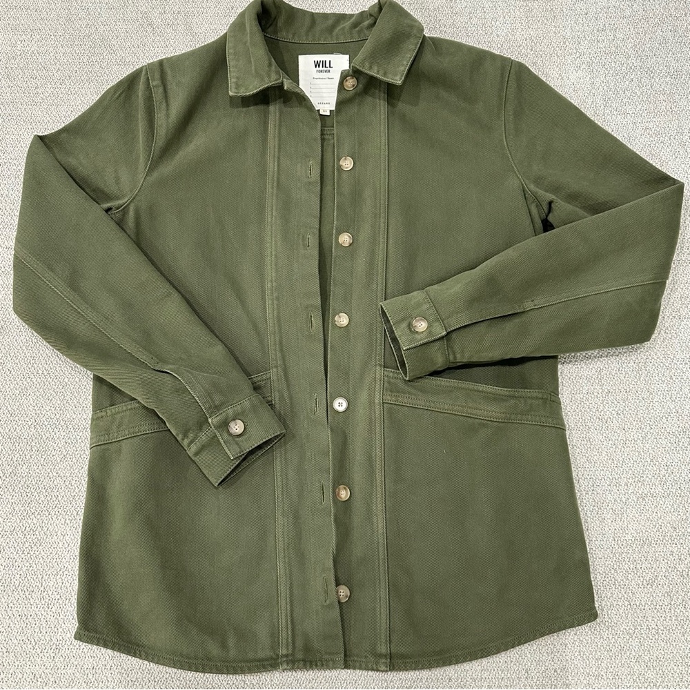 Sezane Khaki Will Jacket
